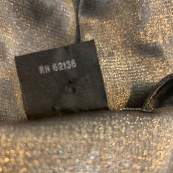 Guess Metallic Shift Dress Vintage USA Made Club Wear Party Disco Sleeveless SM - Picture 6 of 9